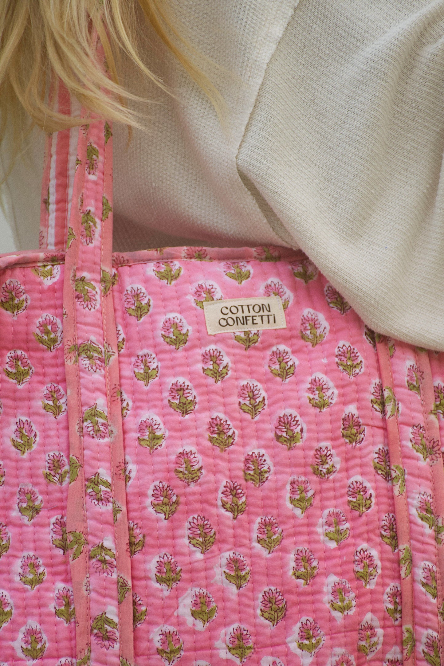 Rosy Riviera Tote