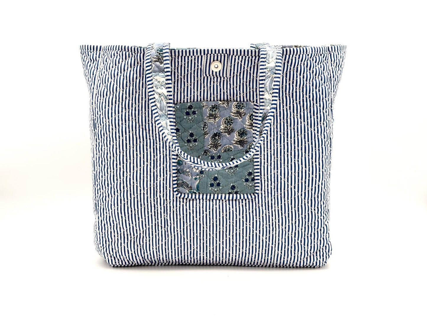 Frosty Patchwork Tote