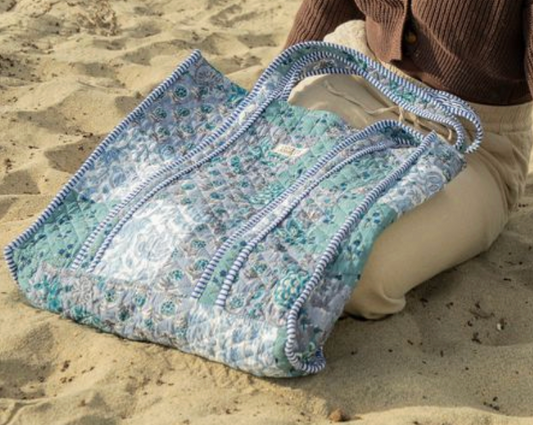 Frosty Patchwork Tote