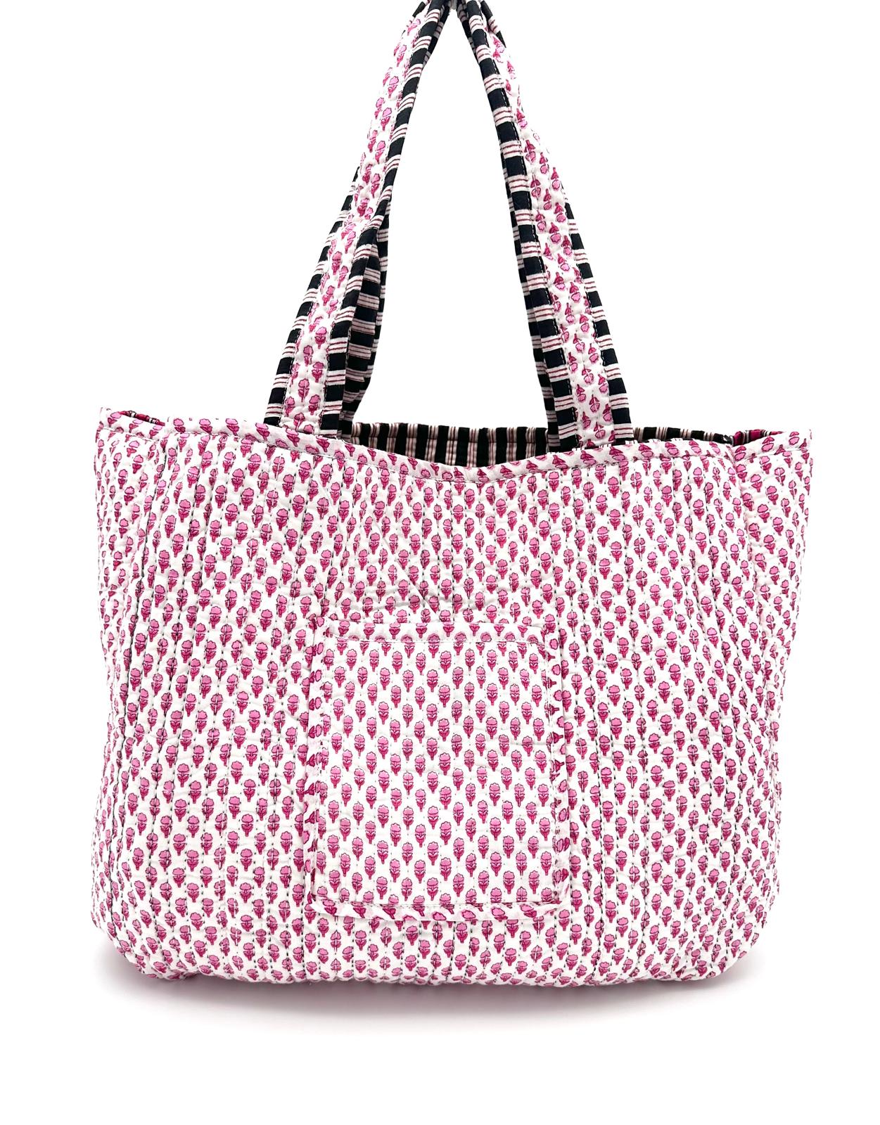 Pink Clove Reversible Tote