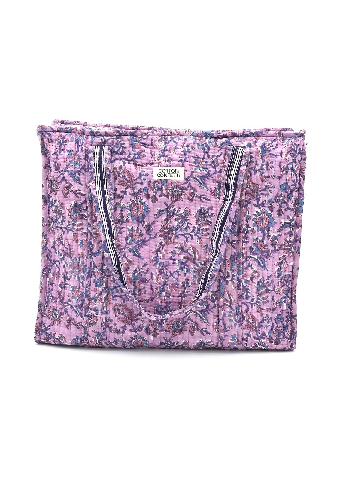 Periwinkle Zipper Tote