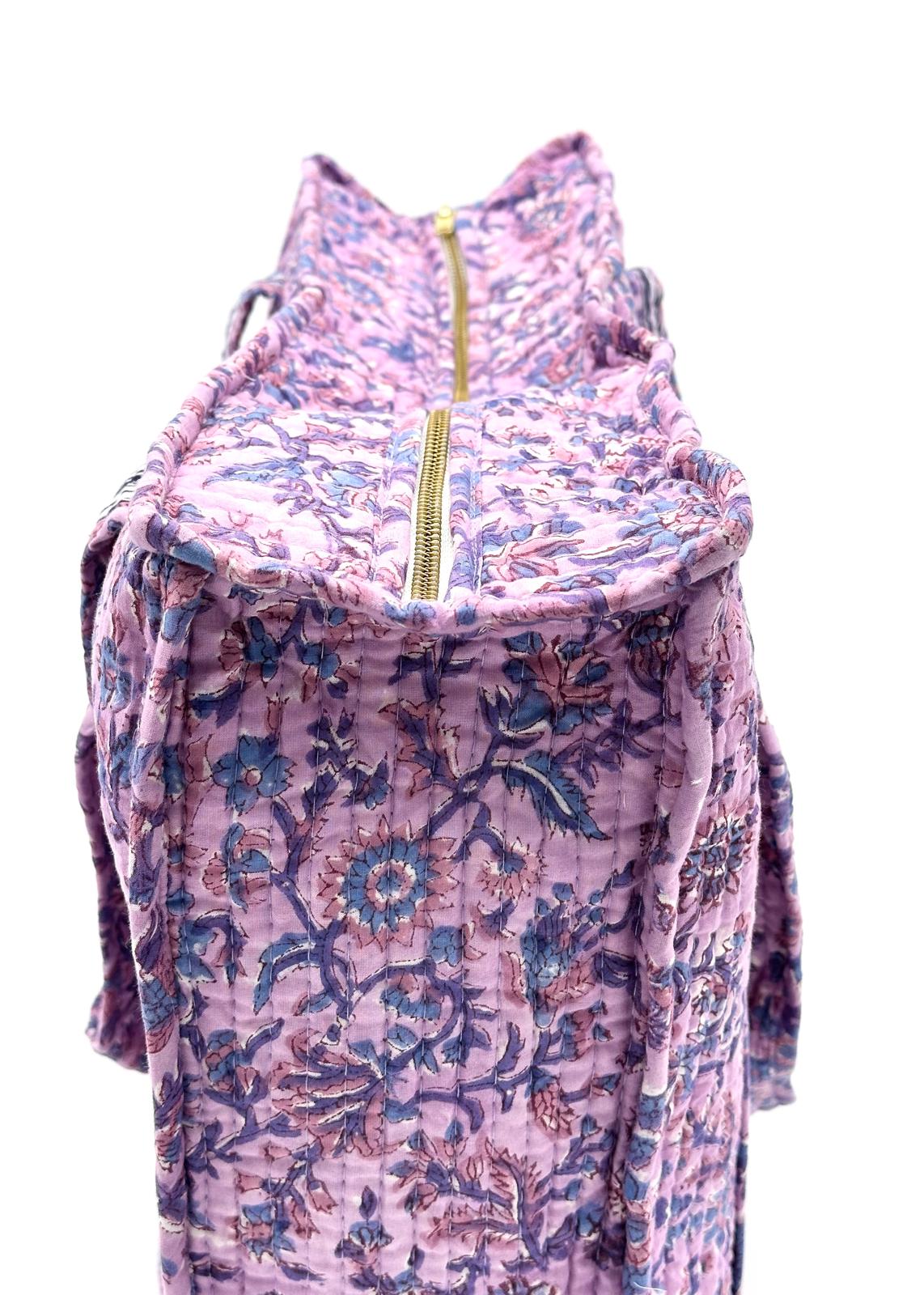 Periwinkle Zipper Tote
