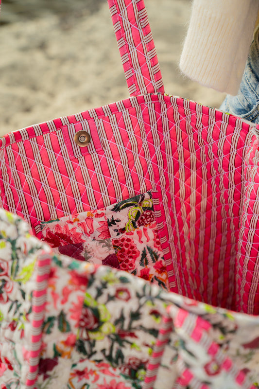 Sugarplum Patchwork Tote