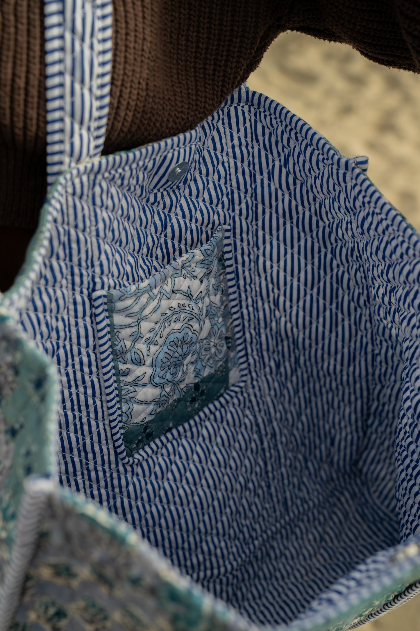 Frosty Patchwork Tote