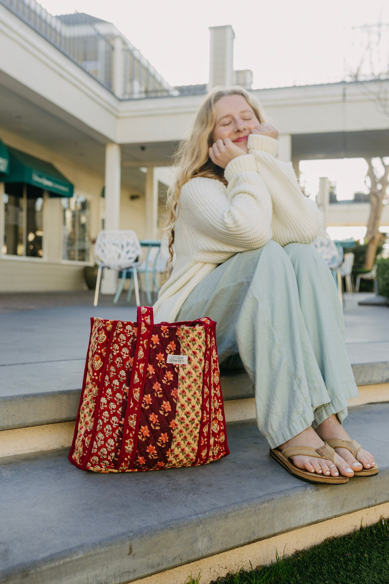 Scarlett Patchwork Tote