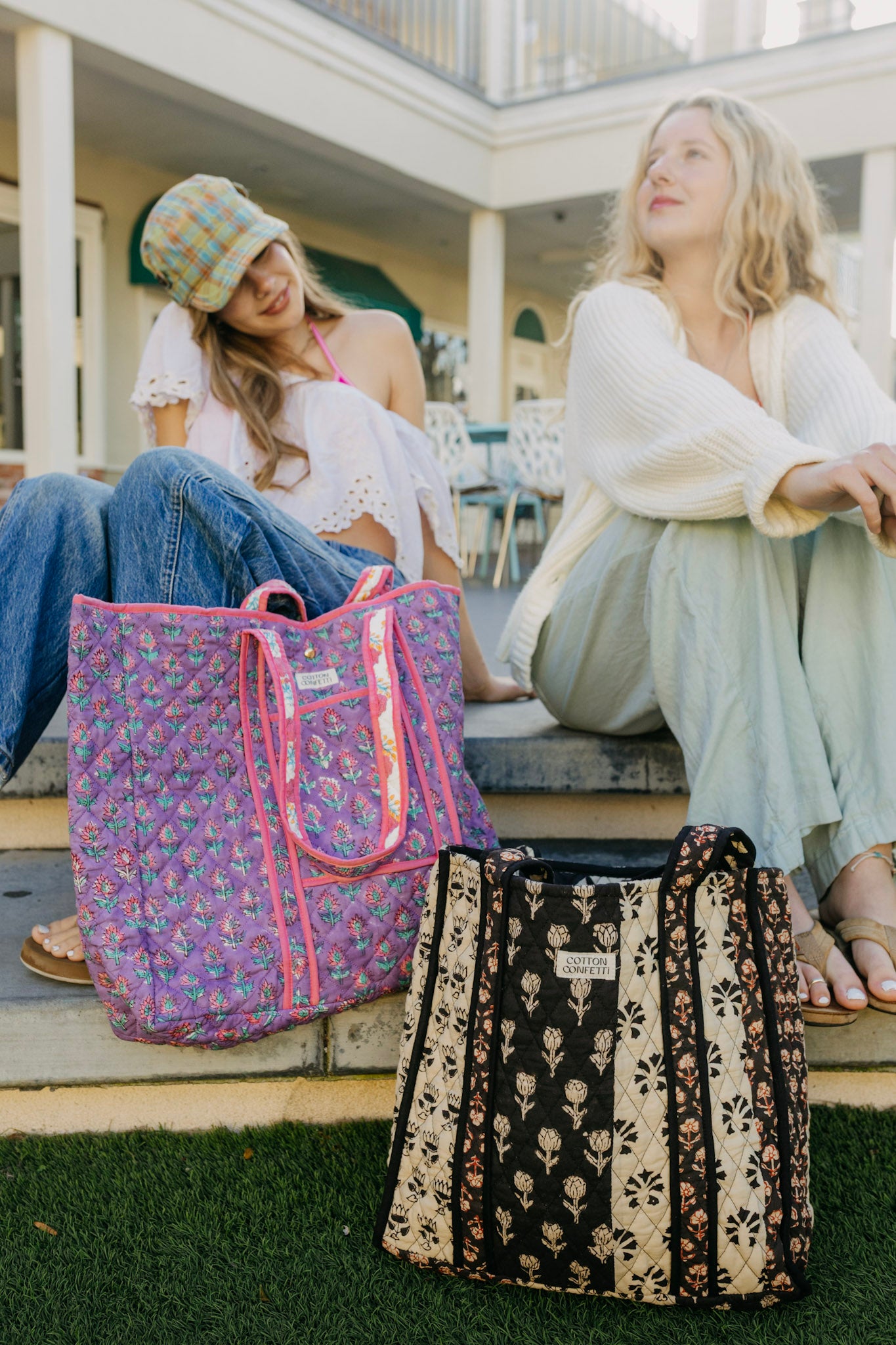 Galaxy Patchwork Tote