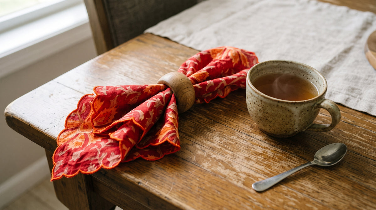 Tira Scallop Soft Cotton Napkins