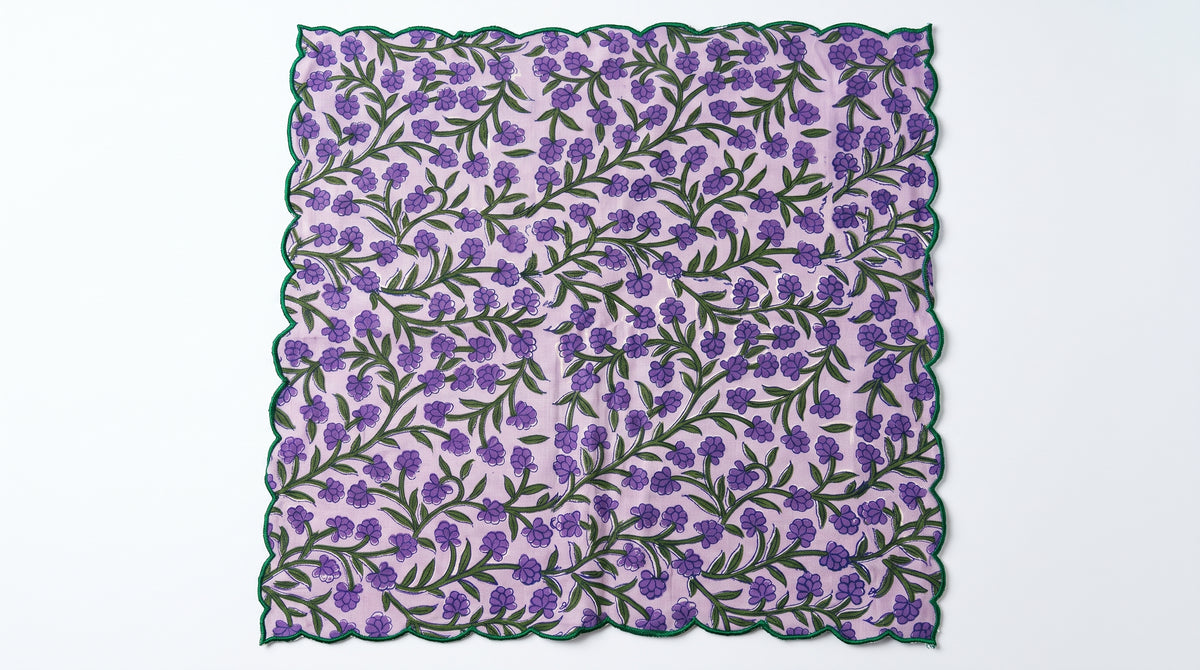 Raya Scallop Soft Cotton Napkins