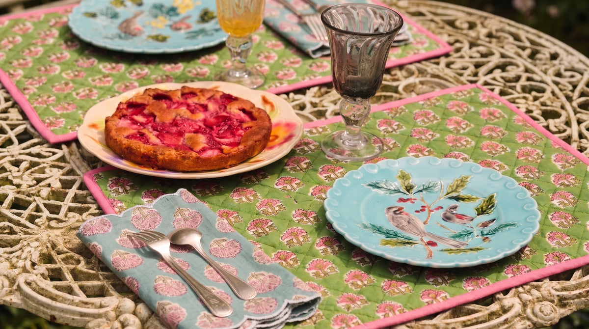 Lara Scallop Soft Cotton Napkins