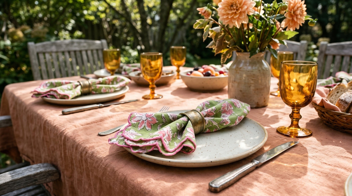 Kay Scallop Soft Cotton Napkins