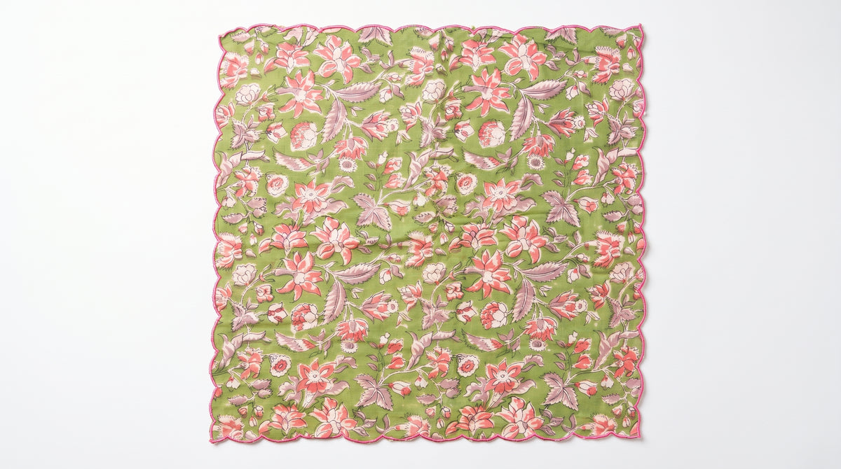 Kay Scallop Soft Cotton Napkins