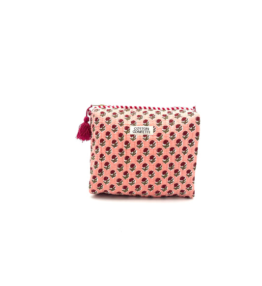 Claret Polka Pouch