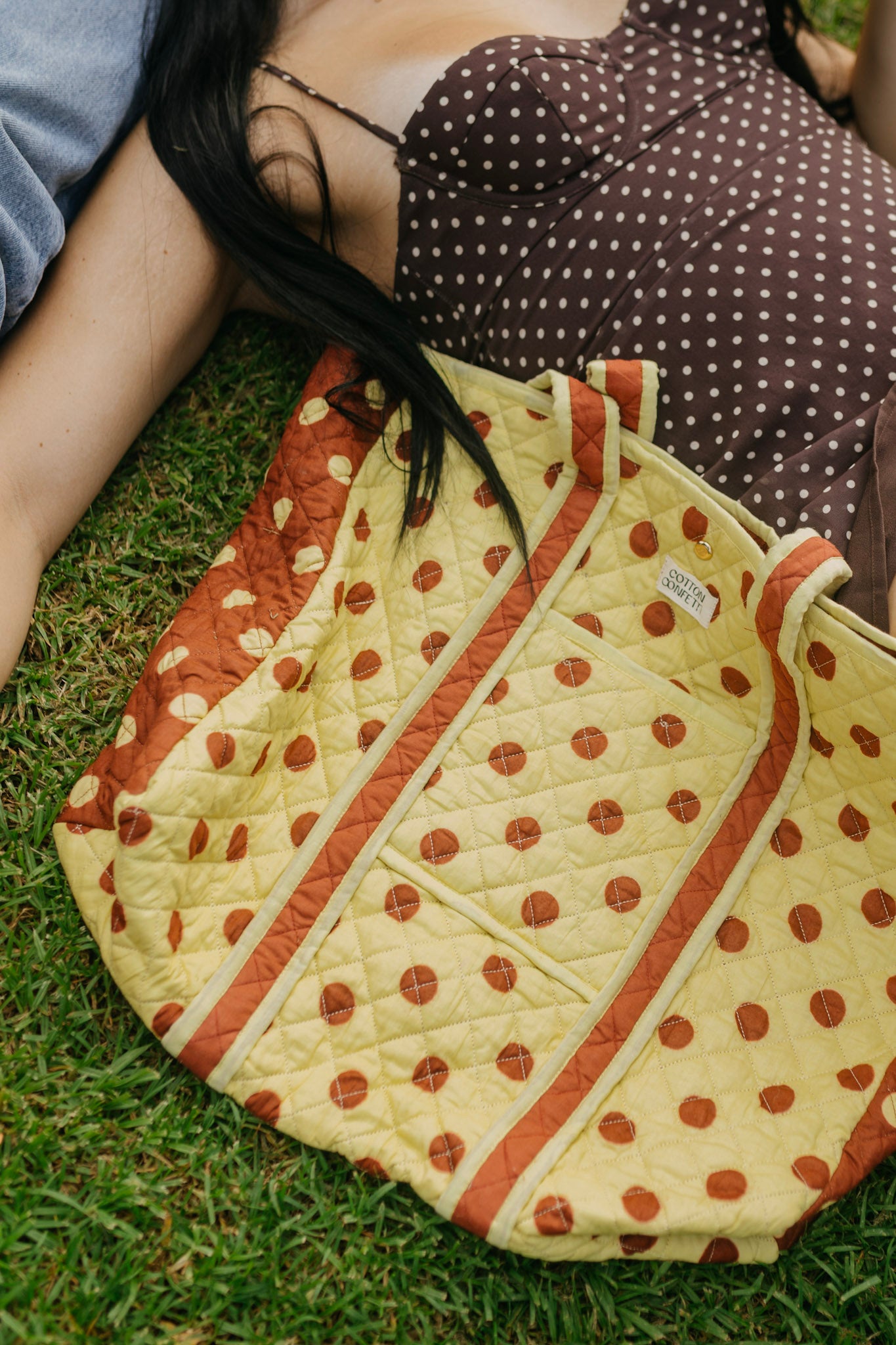 1950s Polka Reversible Tote
