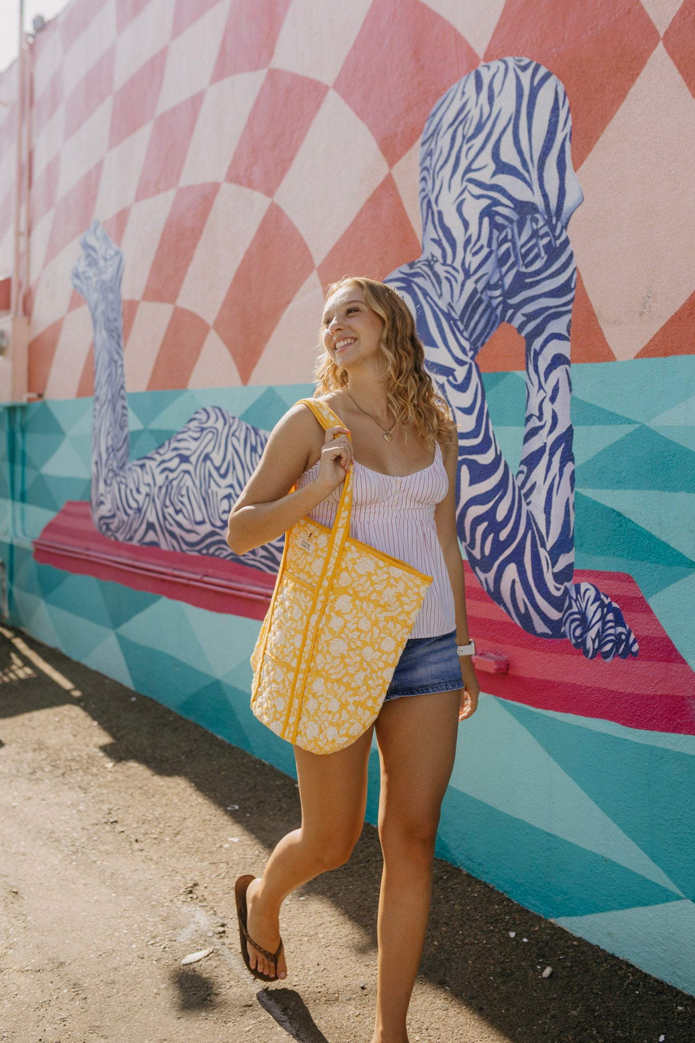 Plumeria Reversible Tote