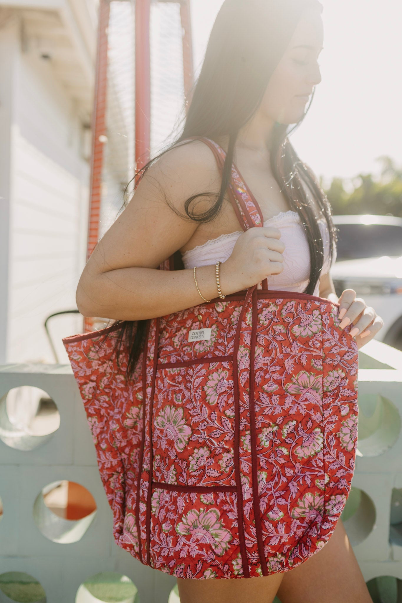 Mistletoe Reversible Tote