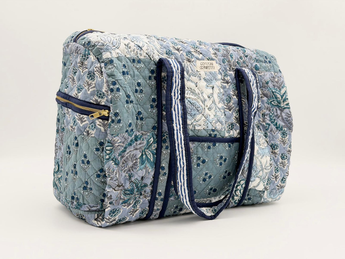 Frosty Patchwork Weekender