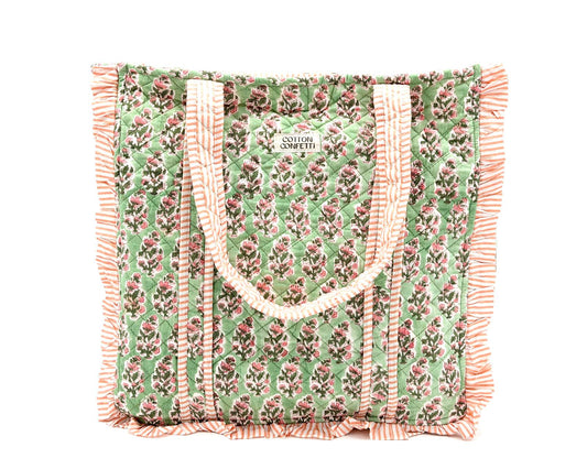 Ruffled Pista Tote