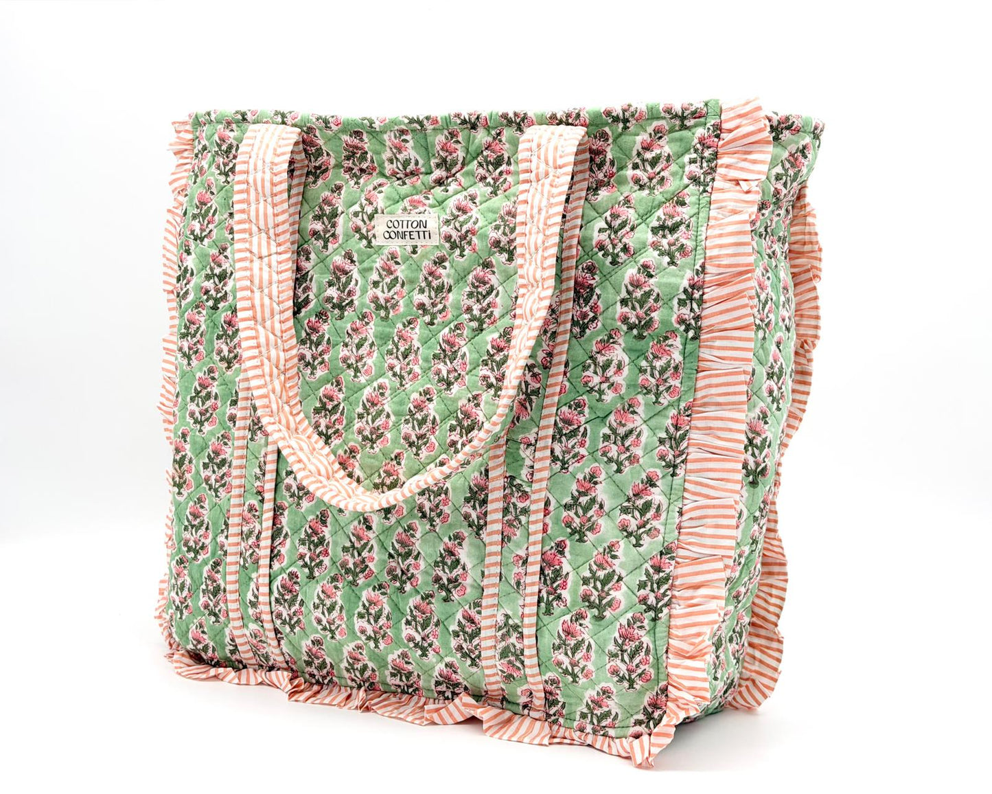 Ruffled Pista Tote