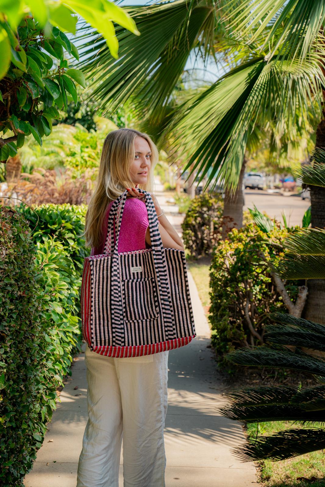 Pink Clove Reversible Tote